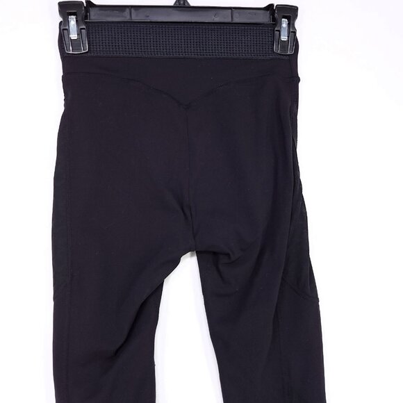 Gymshark Leggings Womens Size Small High Waisted Black Mesh Panel - Picture 4 of 10